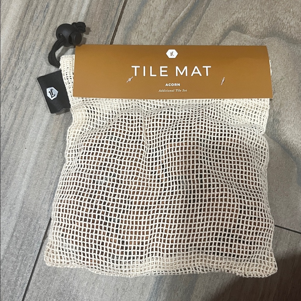 Letterfolk tile mat tiles acorn